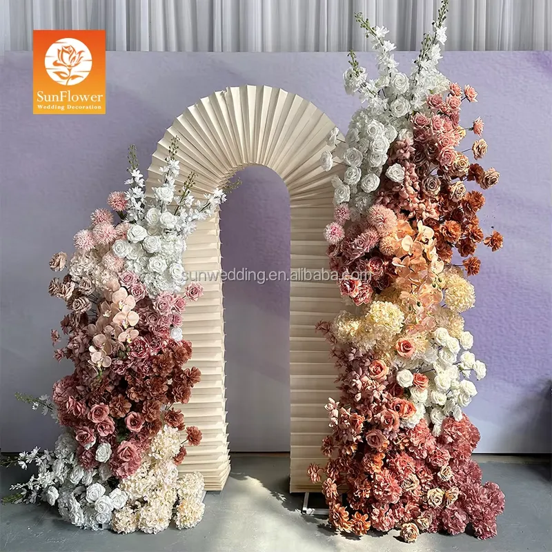 Wedding Arch Flower - Arche de fleurs en soie avec