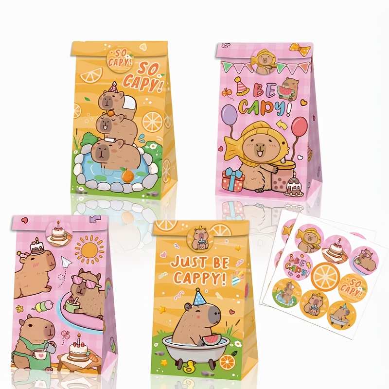 Wedding Favor Box - Sacs à bonbons Capybara, 12/24/48 pièces,