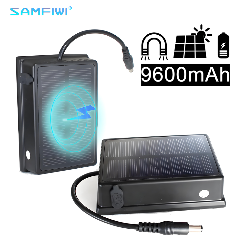 Wedding Power Supply - Banque d'alimentation solaire magnétique rechargeable, étanche,