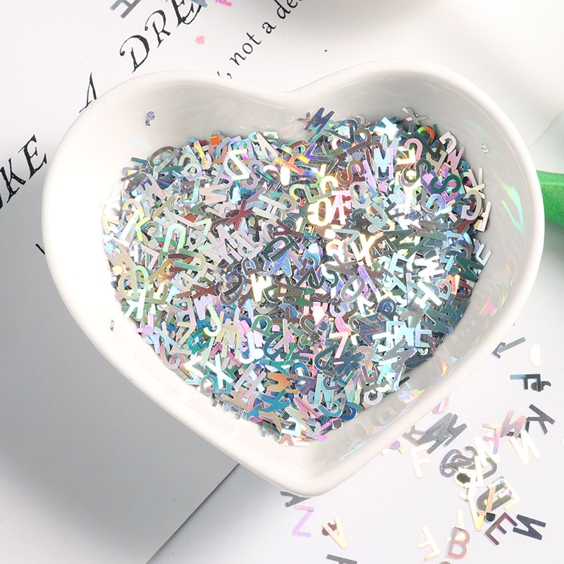 Wedding Eo - Mini Paillettes en forme de lettre,