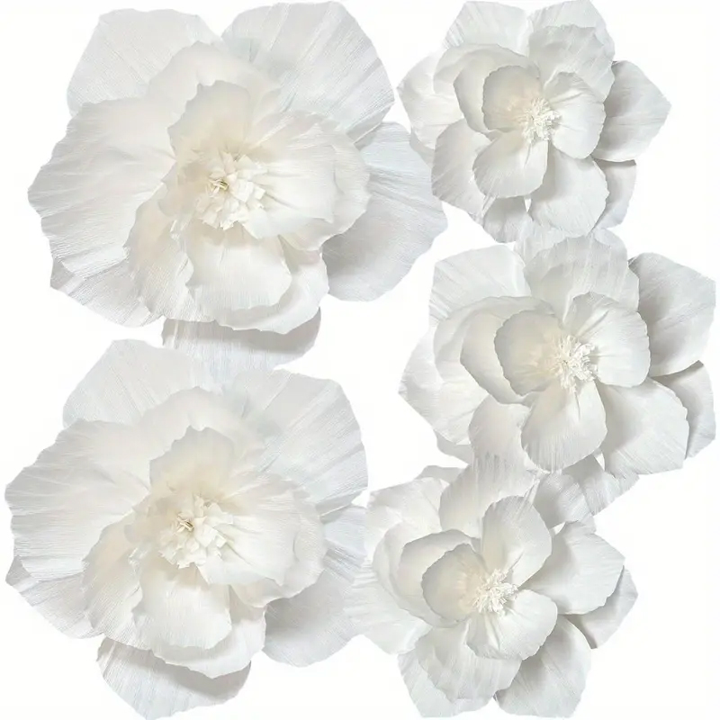 5 paquets de fleurs en papier  - Wedding Power Supply avis et prix