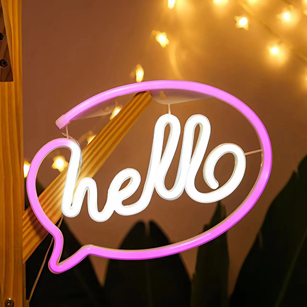 Hello Neon LED Light, USB ou b - Wedding Power Supply avis et prix