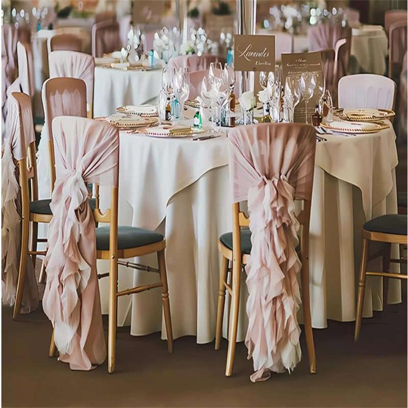 Décorations de chaise en bambo - Chair Sash Organza avis et prix