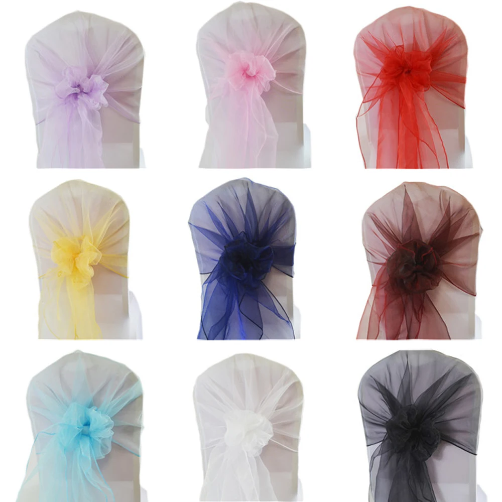 Ceinture de chaise en Organza  - Chair Sash Organza avis et prix