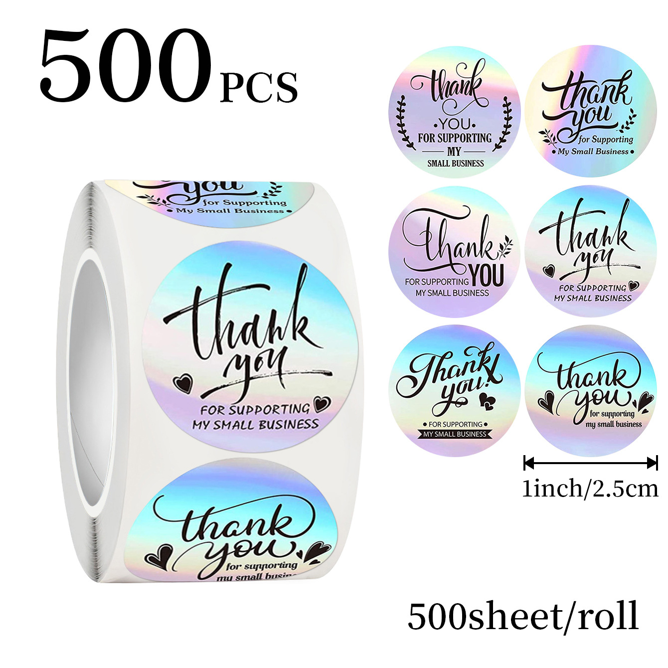 JCAC 500 autocollants holograp - Wedding Favor Box avis et prix