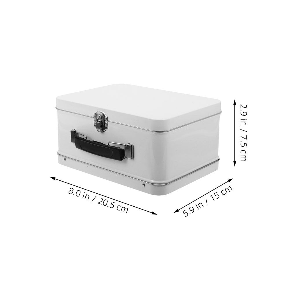Mini valise vintage en fer bla - Wedding Favor Box avis et prix