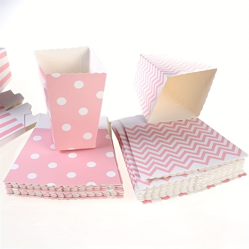 Boîtes à pop-corn en papier ro - Wedding Favor Box avis et prix