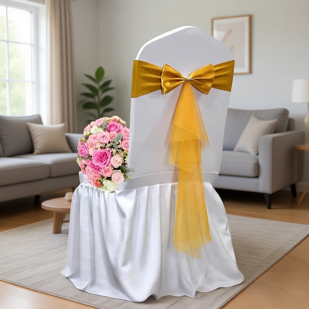 Nœuds de chaise en organza ext - Chair Sash Organza avis et prix