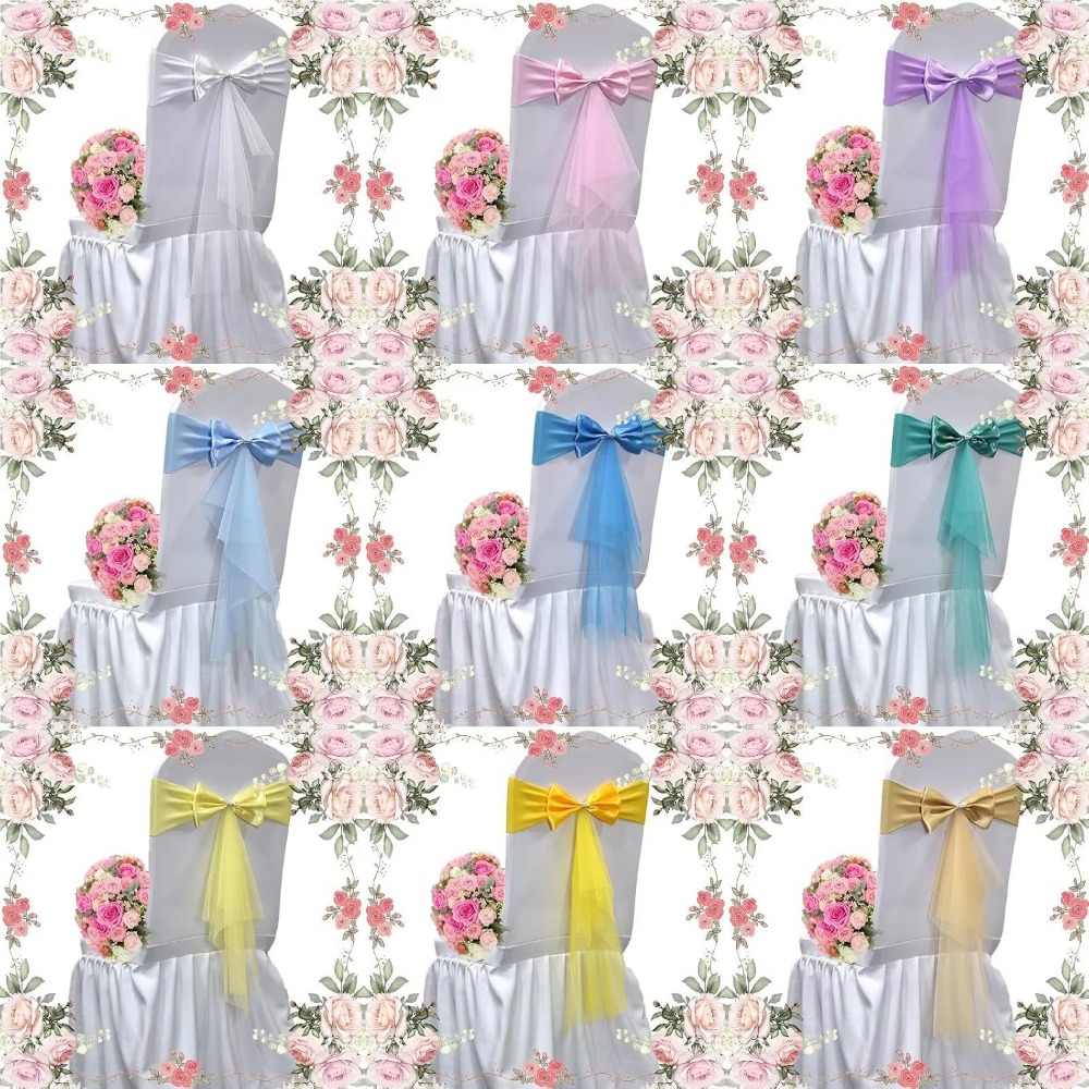 Nœuds de chaise en organza ext - Chair Sash Organza avis et prix