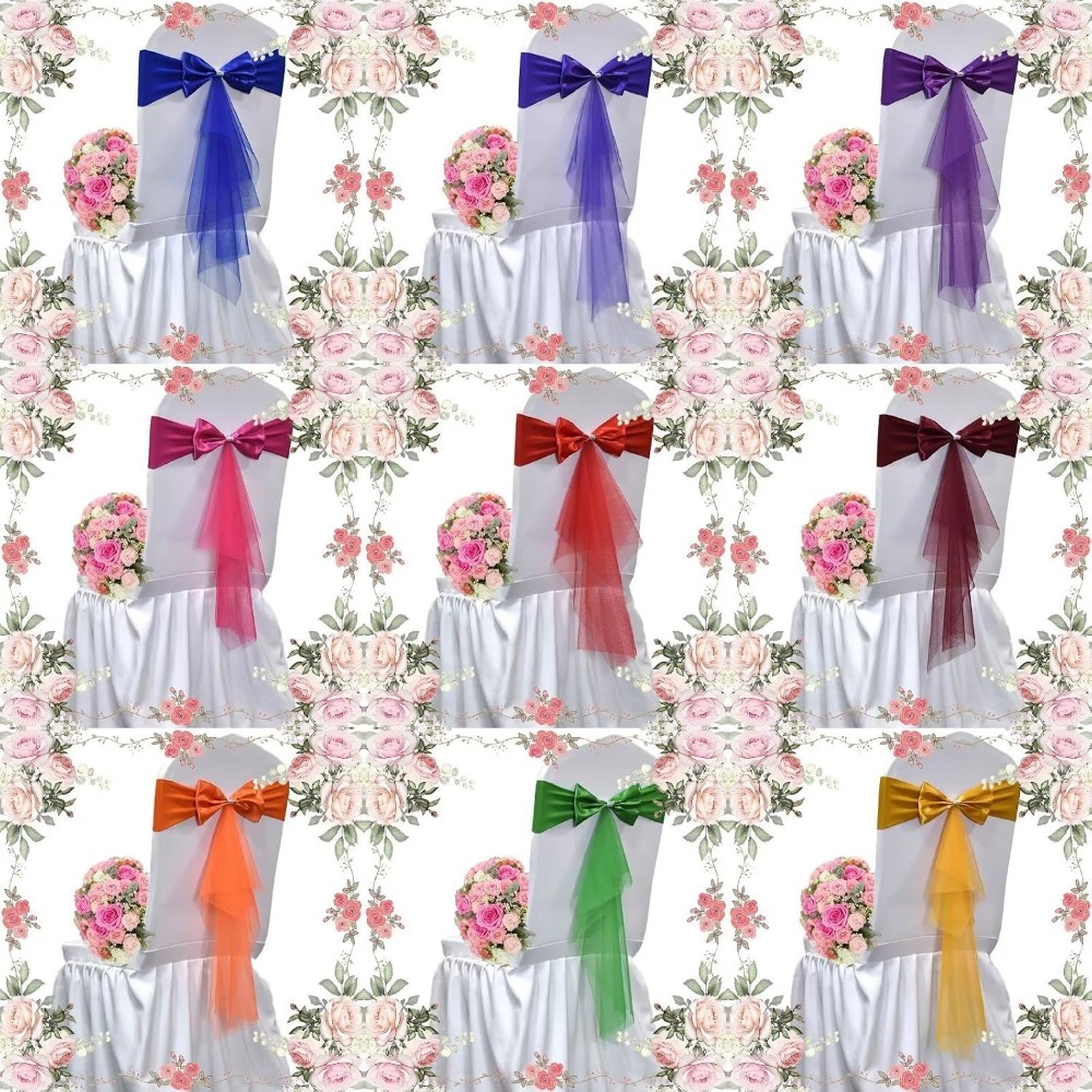 Nœuds de chaise en organza ext - Chair Sash Organza avis et prix