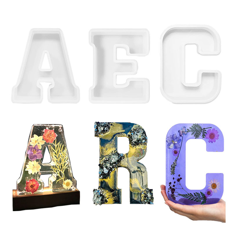 1pc A-Z Lettre Silicone Moules - Wedding Z avis et prix