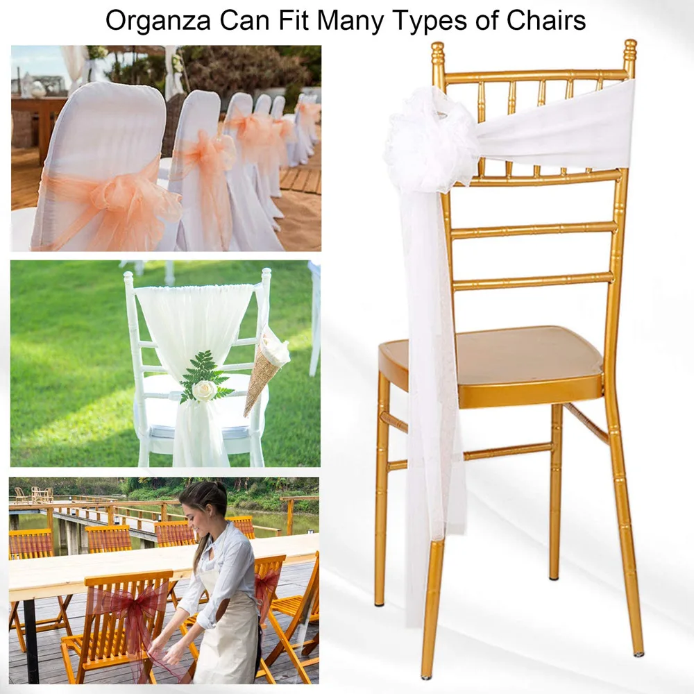 Ceinture de chaise de Banquet  - Chair Sash Organza avis et prix