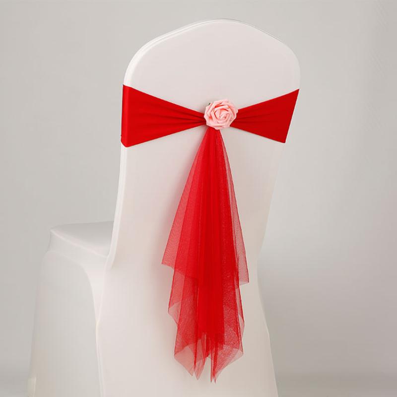 1 pièce de ruban de chaise en  - Chair Sash Organza avis et prix