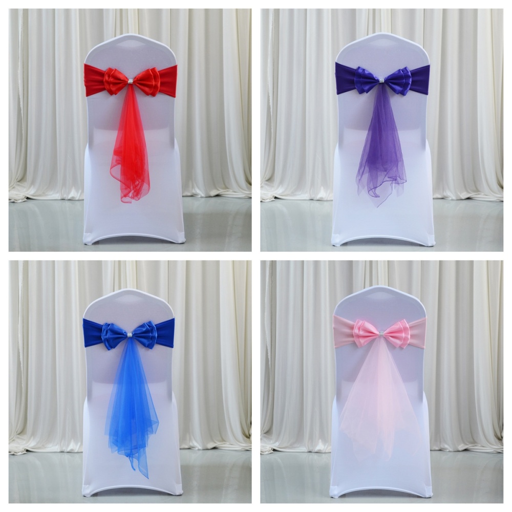Rubans en organza extensibles  - Chair Sash Organza avis et prix