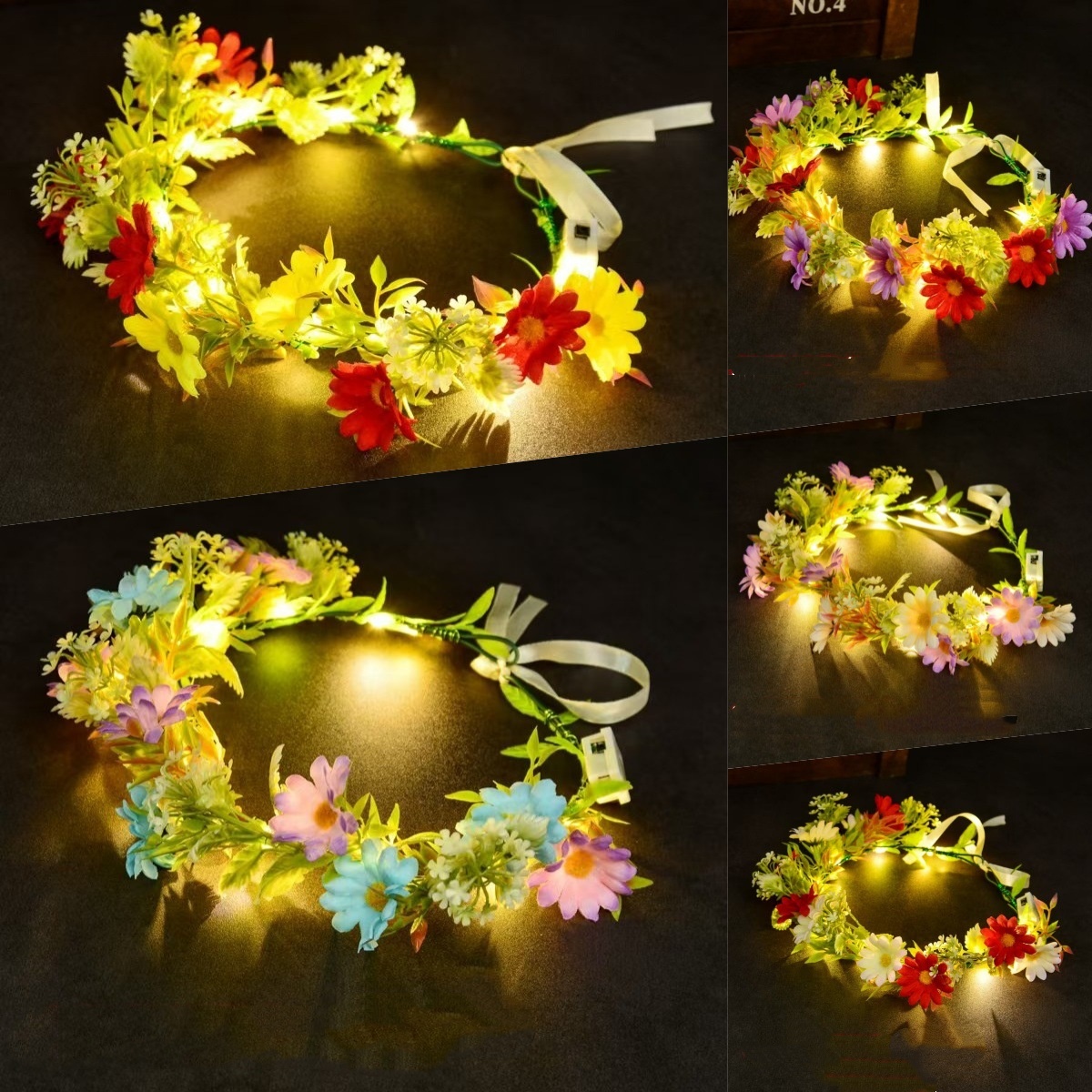 Couronne de fleurs lumineuse à - Wedding Arch Flower avis et prix