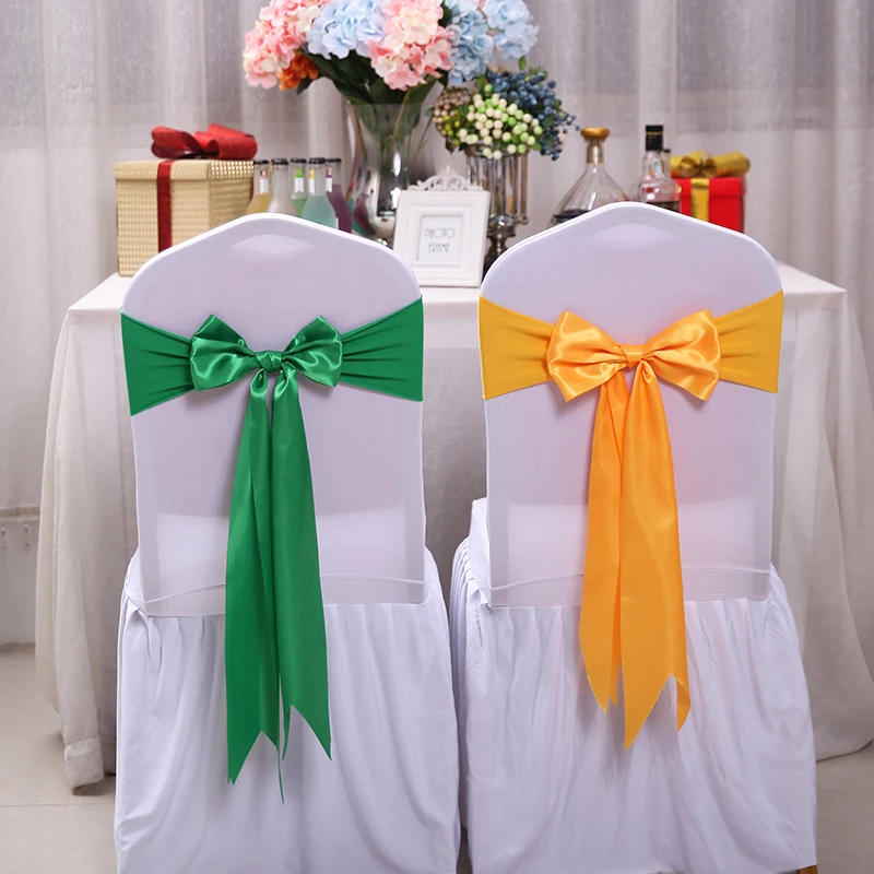 25 pièces Satin Spandex chaise - Chair Sash Organza avis et prix