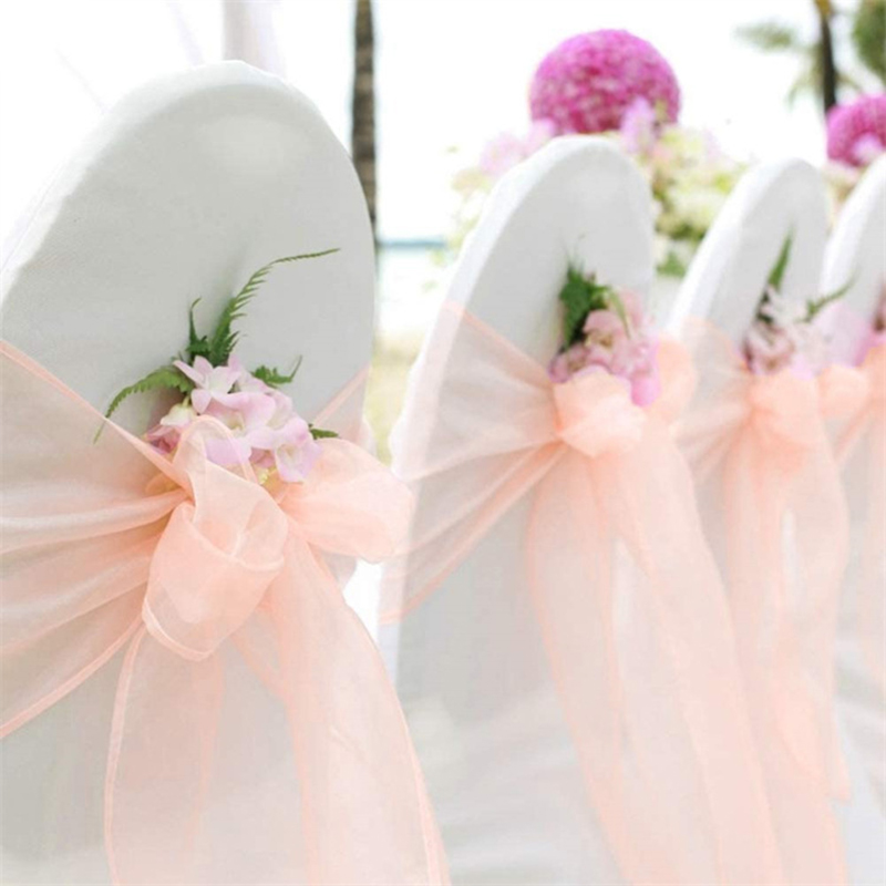 10/50/100 pièces décoration de - Chair Sash Organza avis et prix
