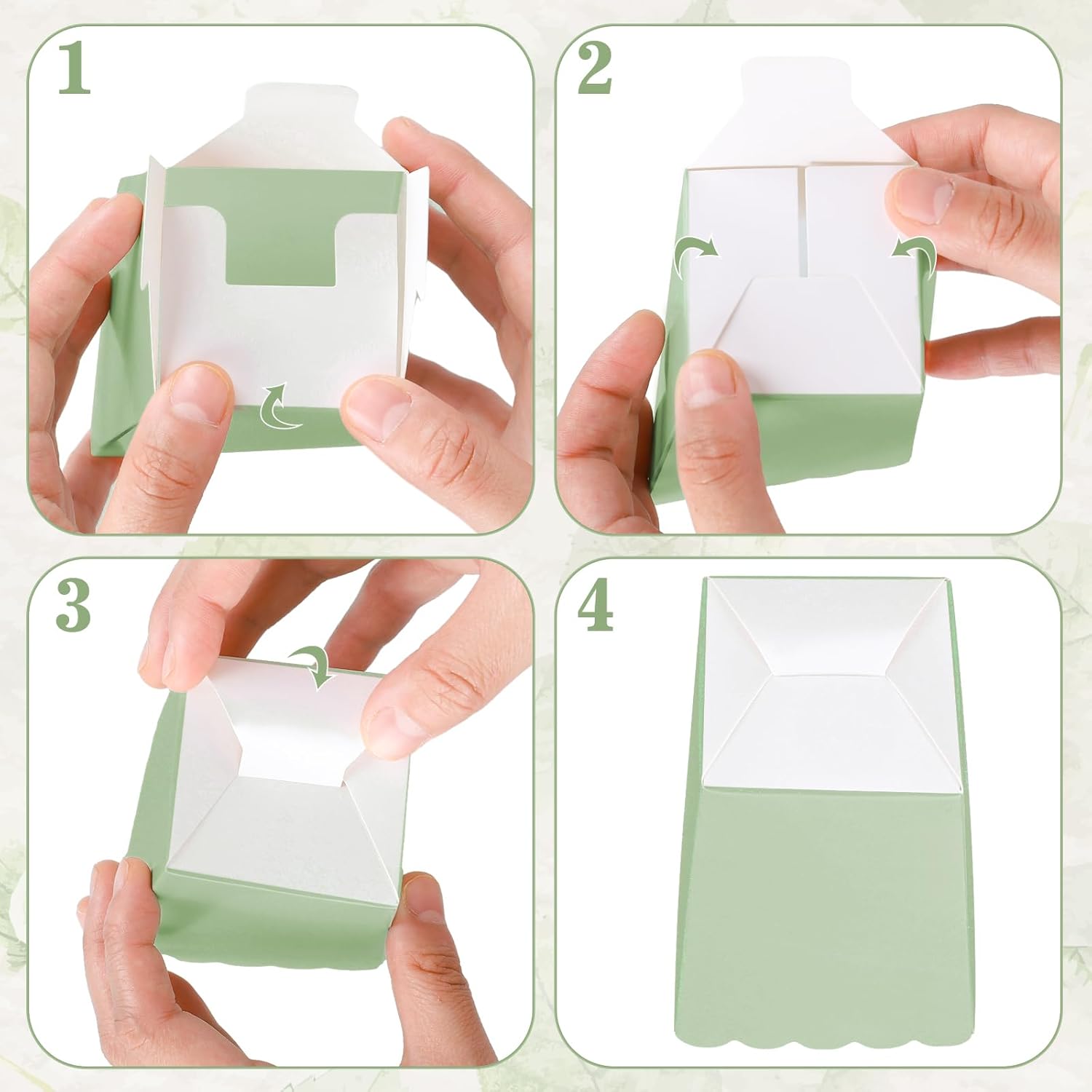 Mini boîtes à pop-corn vert sa - Wedding Favor Box avis et prix