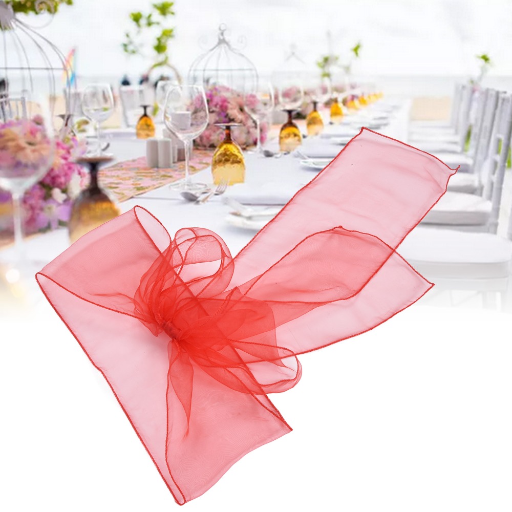 10 pièces de rubans de chaise  - Chair Sash Organza avis et prix