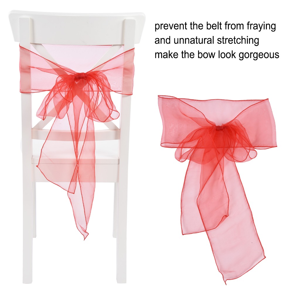 10 pièces de rubans de chaise  - Chair Sash Organza avis et prix