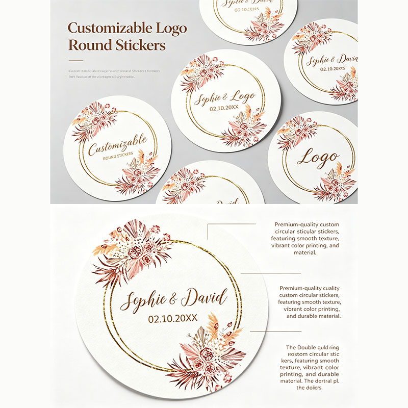 Autocollants personnalisés ave - Wedding Favor Box avis et prix