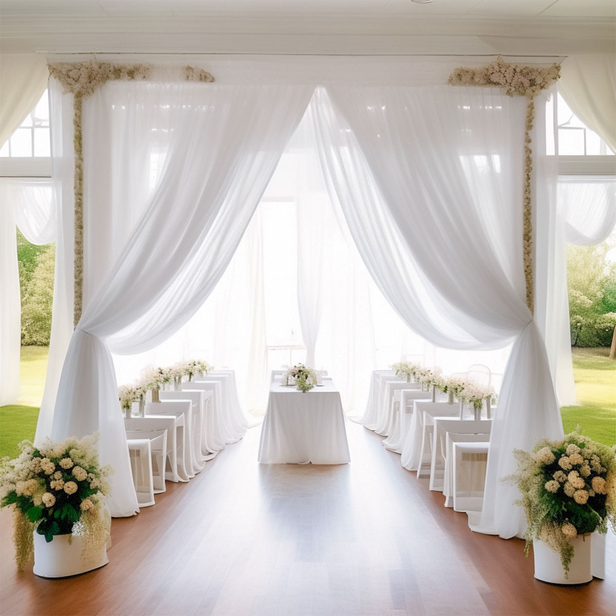 Rouleau de Tulle blanc pour dé - Chair Sash Organza avis et prix
