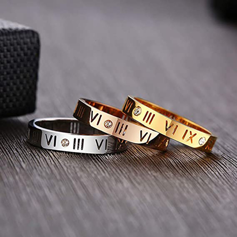 Bague en chiffres romains creu - Wedding Z avis et prix