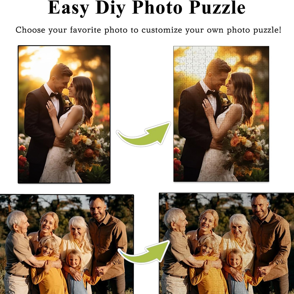 Puzzle personnalisé à faire so - Wedding Souvenir avis et prix