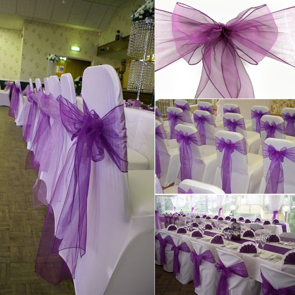 Ceintures de chaise en Organza - Chair Sash Organza avis et prix